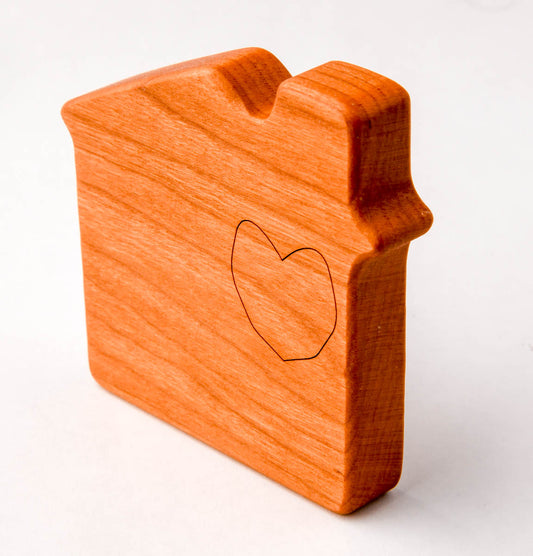 Wooden House Rattle - Organic